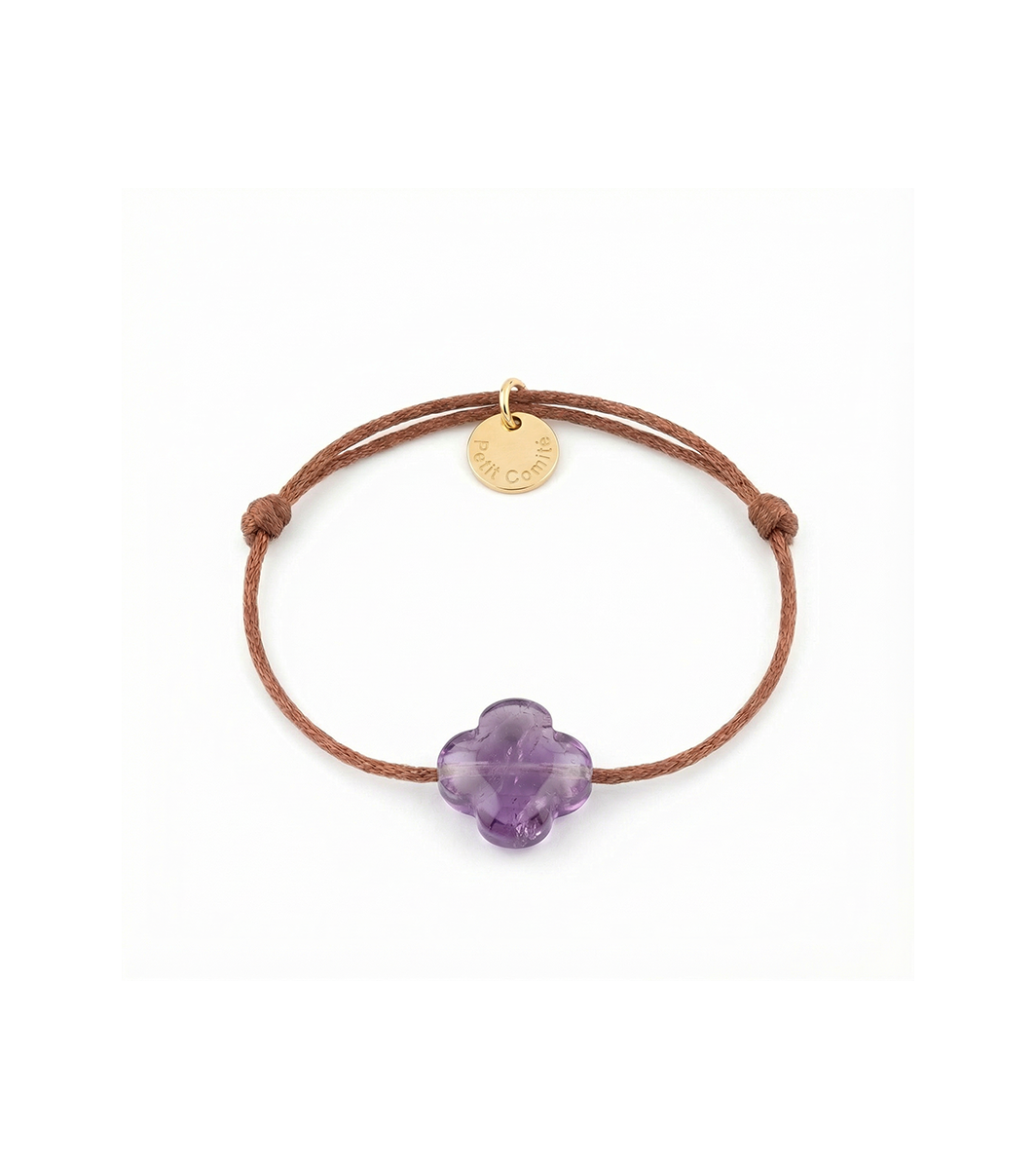 Armband Geboortesteen Februari Amethist