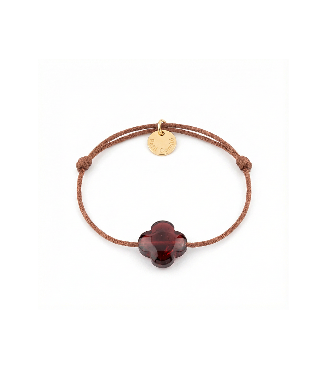 Armband Geboortesteen Januari Granaat
