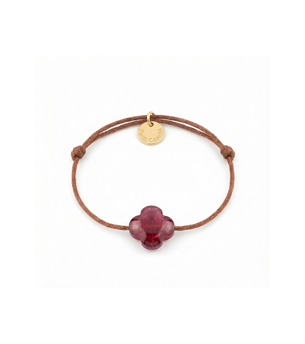 Armband Geboortesteen Juli Robijn