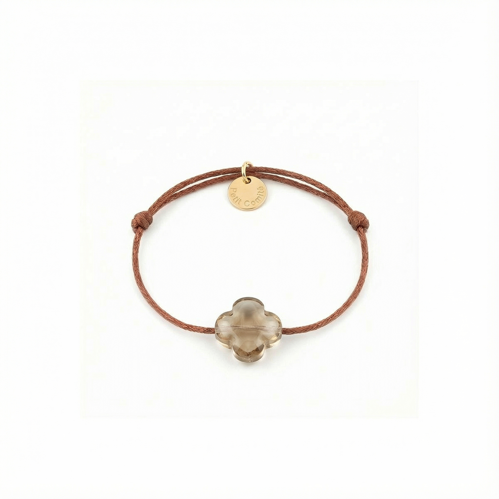 Armband Geboortesteen Smokey Topaas