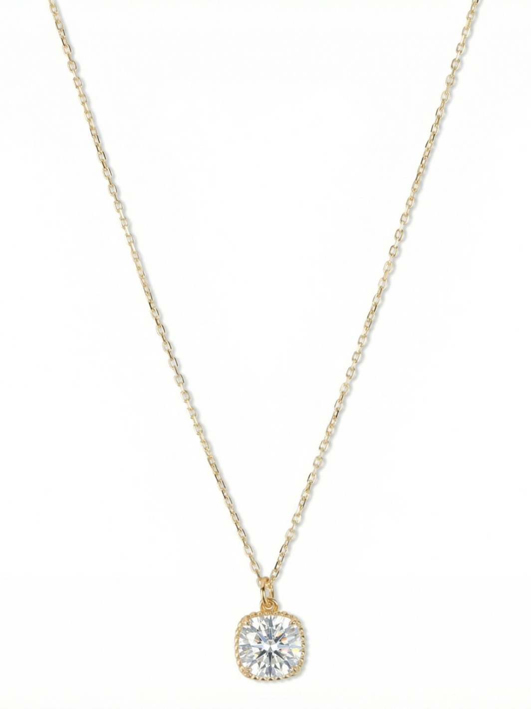 Geboortesteen Ketting april kristal
