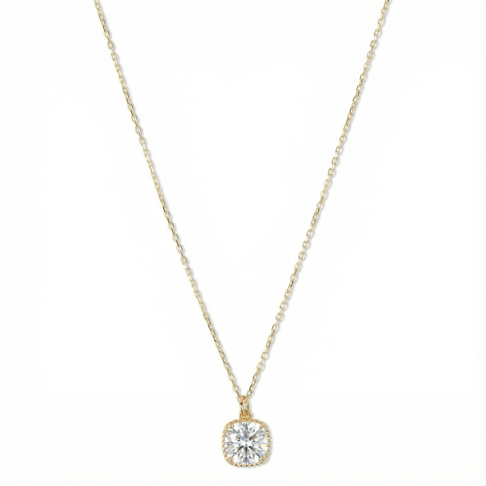 Geboortesteen Ketting april kristal