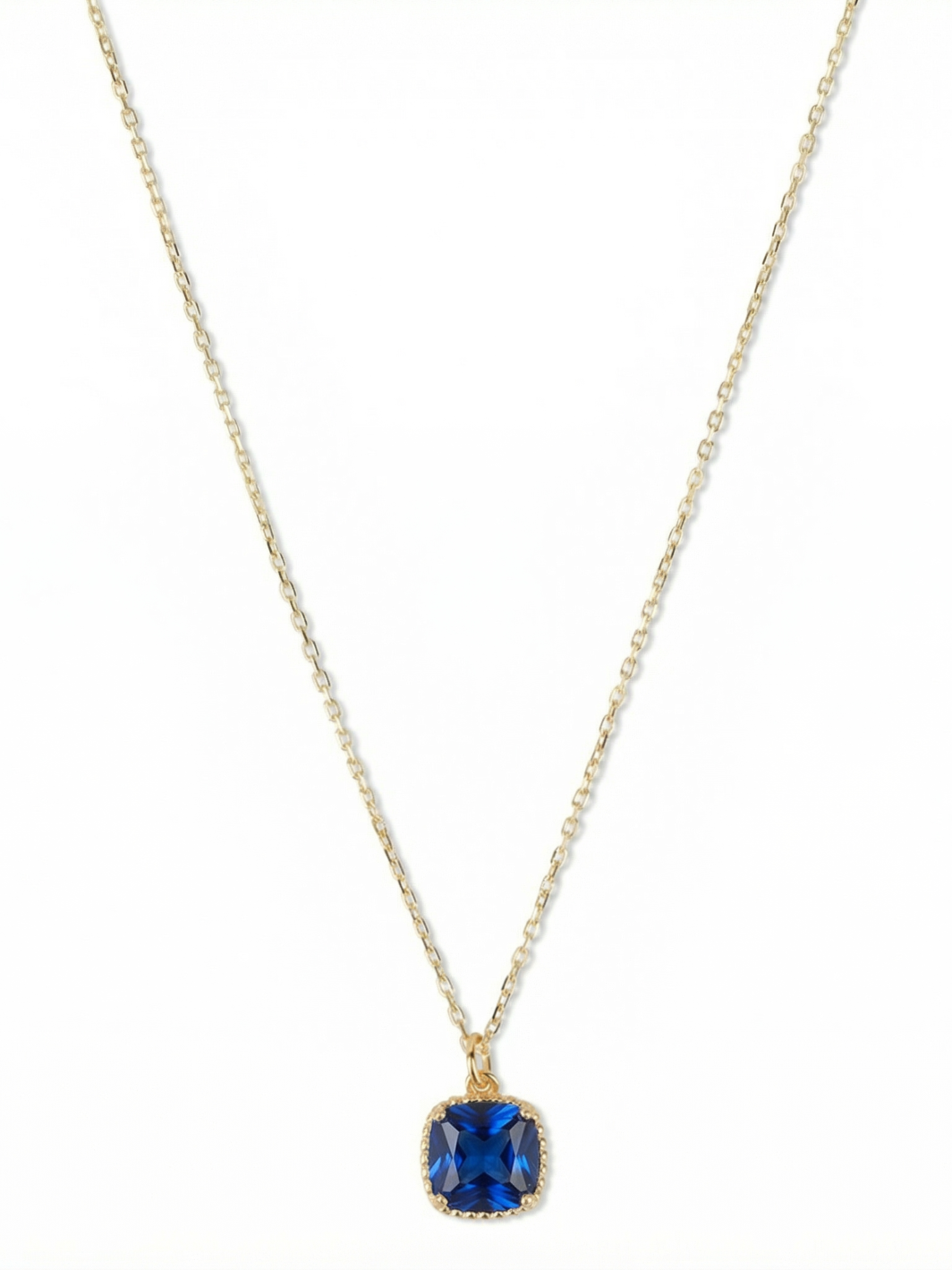 Geboortesteen Ketting september saffier
