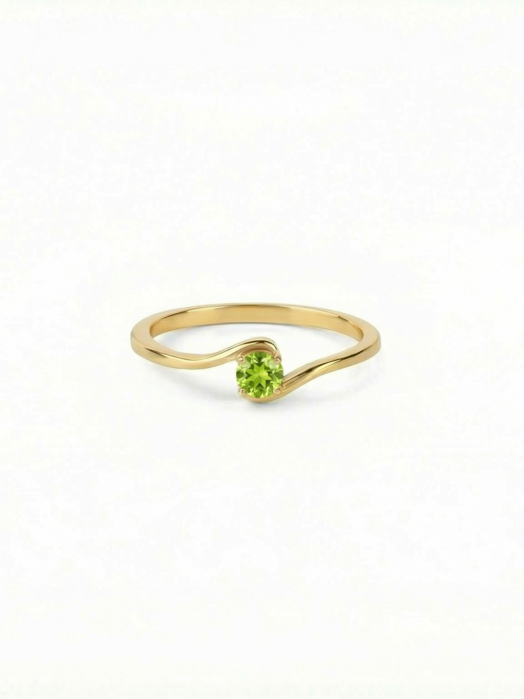 Geboortesteen Ring augustus peridoot