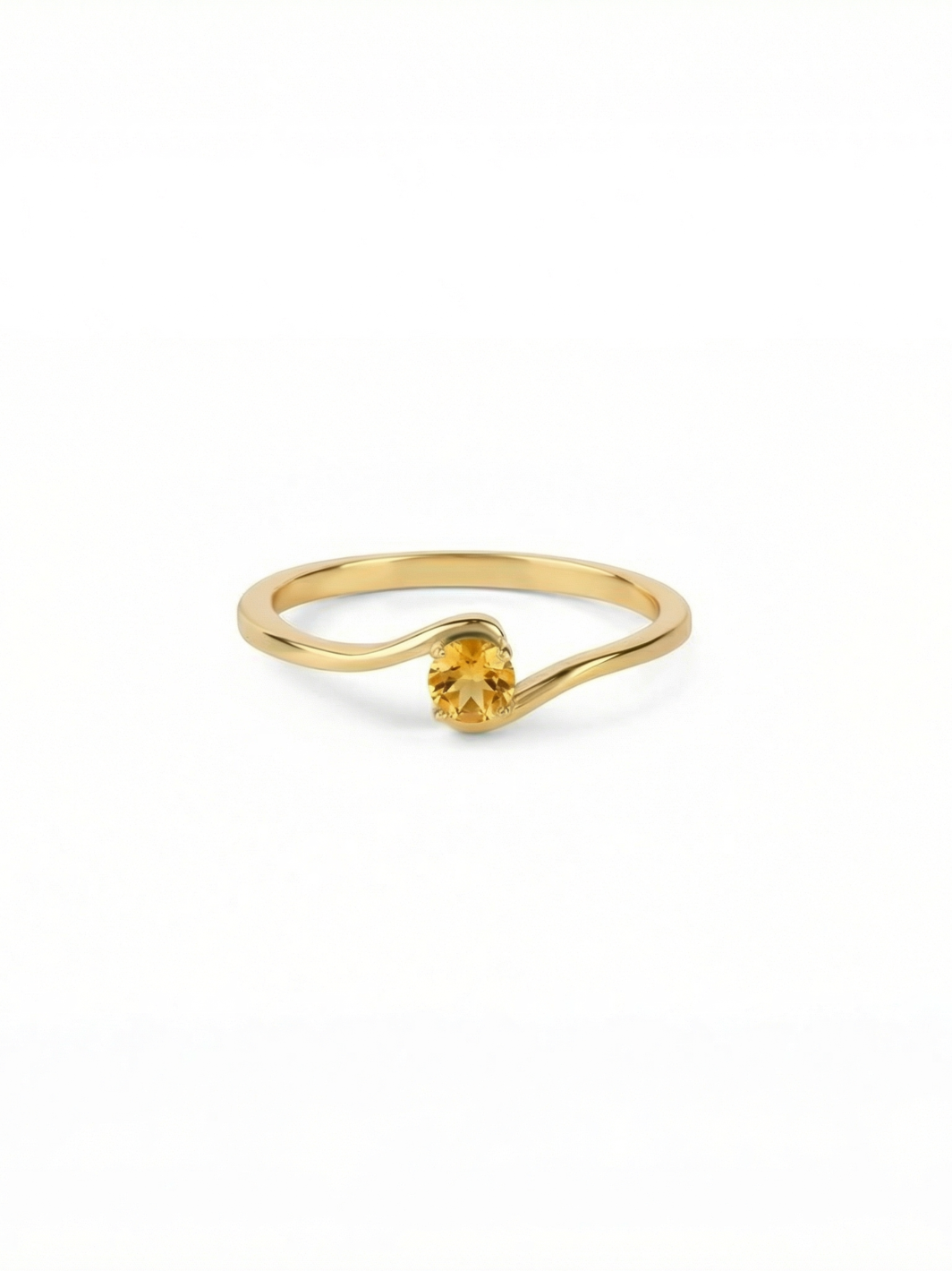Geboortesteen Ring november citrien