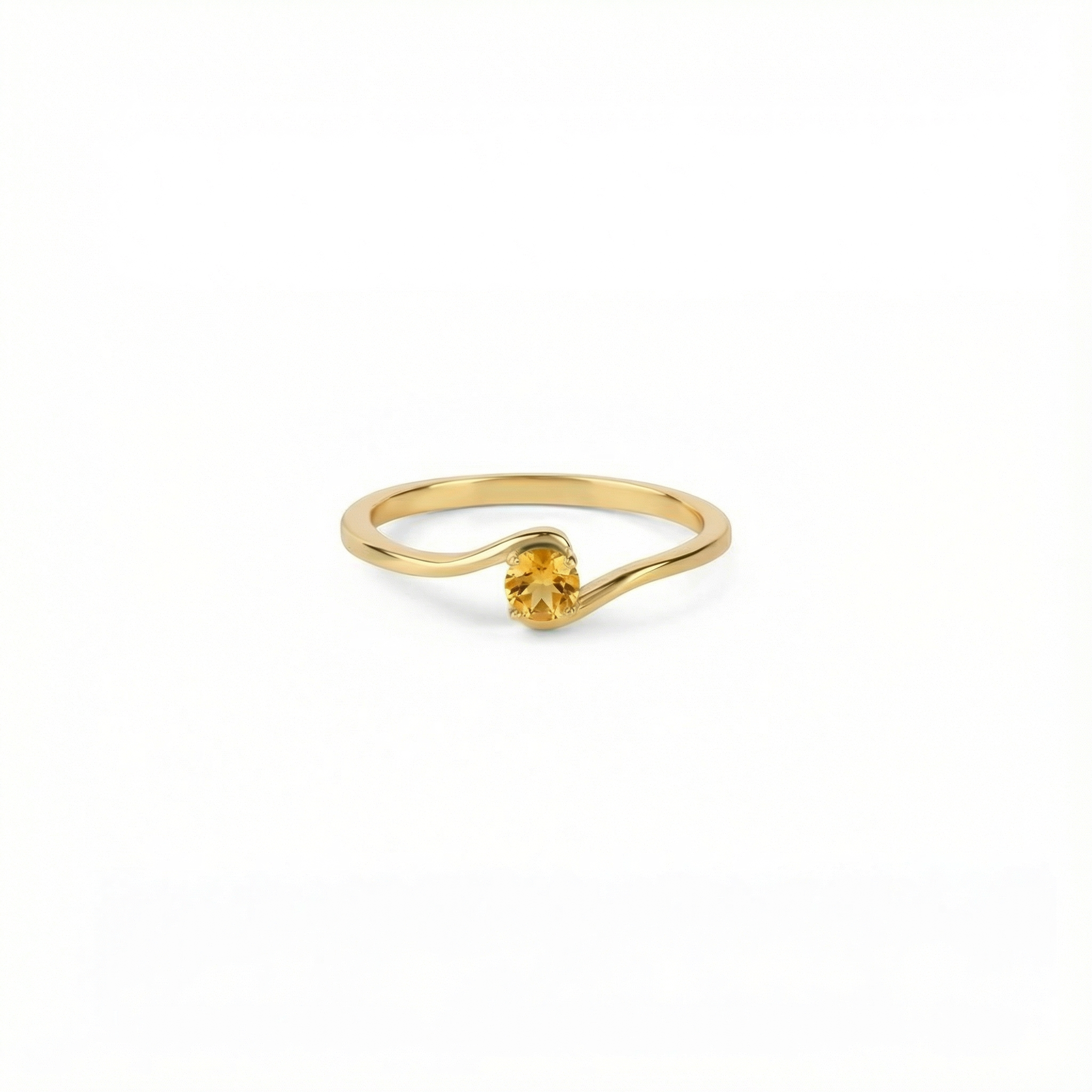 Geboortesteen Ring november citrien