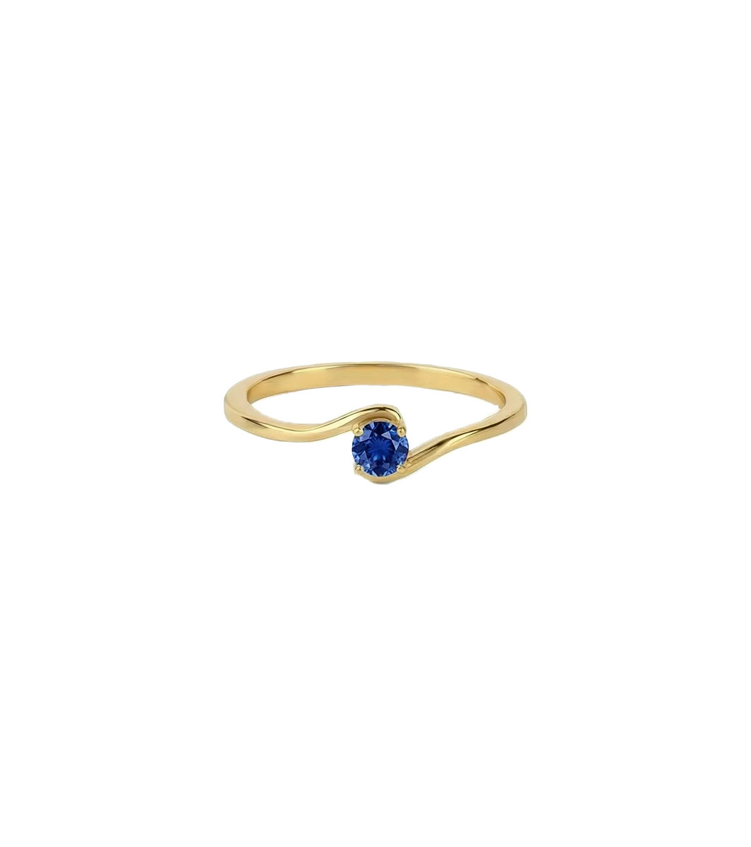 Geboortesteen Ring september saffier