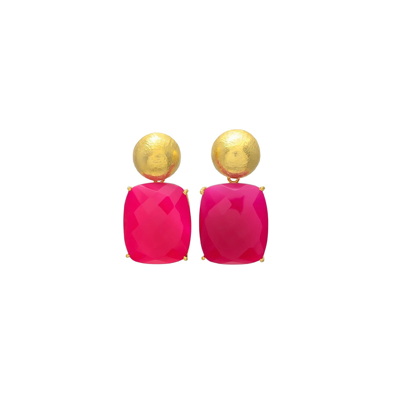 Statement Oorbellen Claire Chalcedoon